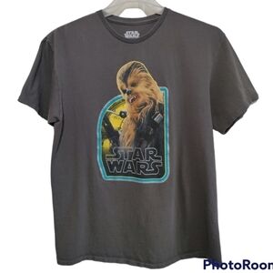 Star Wars Chewbacca mens size large t-shirt dark grey graphic print